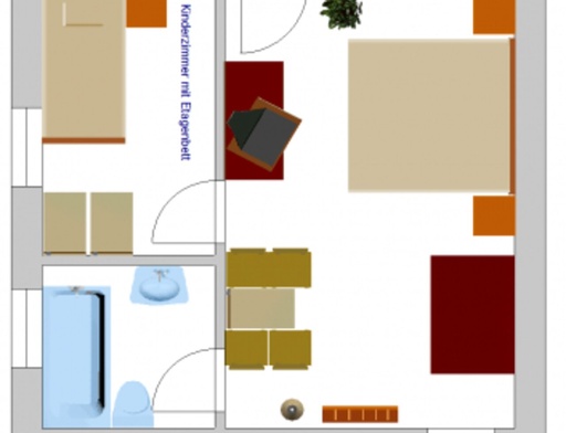 2-Raum Familien-Appartement Typ B