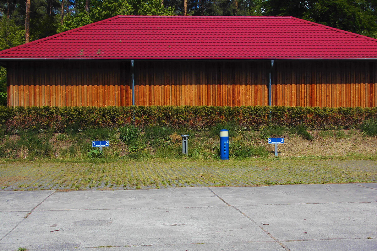 Wohnwagen mit PKW