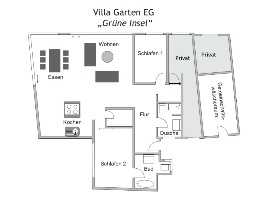 Wohnung "Grüne Insel"