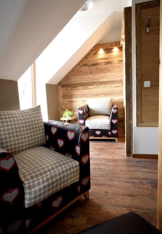 Doppelzimmer mit Balkon und Fernblick