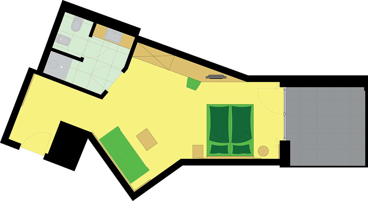 Doppelzimmer - Löwenzahn