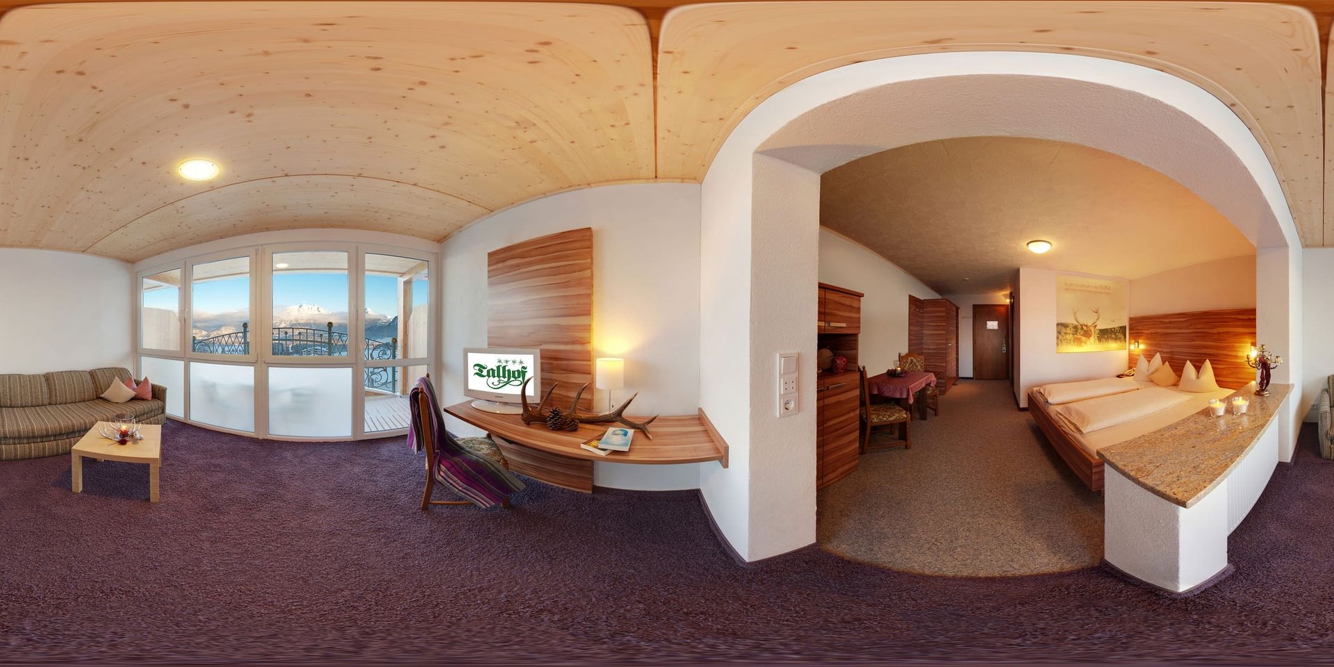 Panorama-Suite mit Panoramablick